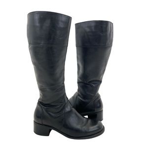 La Canadienne Leather/Waterproof Passion Boots 10 Wide Black